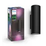 Philips Hue White & Color Ambiance Appear Wandleuchte Outdoor schwarz • rund