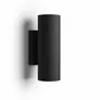 Philips Hue White & Color Ambiance Appear Wandleuchte Outdoor schwarz • rund