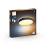 Philips Hue White Ambiance Enrave Deckenleuchte rund schwarz + Dimmschalter • L