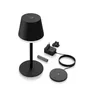 Philips Hue White & Color Ambiance Go tragbare Tischleuchte schwarz