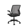Humanscale World Chair Schreibtischstuhl mit weichen Rollen, schwarz