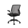 Humanscale World Chair Schreibtischstuhl mit Teppichrollen, schwarz
