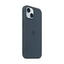 Apple Original iPhone 15 Silicone Case mit MagSafe - Sturmblau