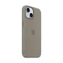 Apple Original iPhone 15 Silicone Case mit MagSafe - Tonbraun