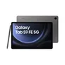 Samsung GALAXY Tab S9 FE X516B 5G 128GB Enterprise grau Android 13.0 Tablet + Book Cover Keyboard EF-DX715