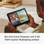 Amazon Fire HD 10 Tablet 2023 - für Entspannung optimiert, 10,1-Zoll-Full-HD-Display, Octa-Core-Prozessor, 3 GB RAM, bis zu 13 Stunden Akkulaufzeit, 32 GB, schwarz, mit Werbung