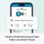 Amazon Fire HD 10 Kids Pro Tablet für Kinder ab dem Grundschulalter - Mit 10-Zoll-Display, langer Akkulaufzeit, Kindersicherung und dünner Hülle - Version 2023, 32 GB, Happy-Day-Design