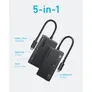 Anker 332 USB-C Hub | 5-in-1, 4K HDMI, schwarz