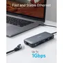 Anker 553 USB-C Hub | 8-in-1, 4K HDMI, silber