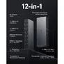 Anker 778 Thunderbolt Docking Station | 12-in-1, Thunderbolt 4, 8K HDMI, silber