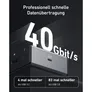 Anker 778 Thunderbolt Docking Station | 12-in-1, Thunderbolt 4, 8K HDMI, silber