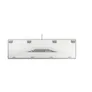 Cherry KC 6000 Slim Keyboard USB silber