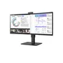 LG 34BQ77QC-B 86.7cm (34") UWQHD 21:9 IPS curved Monitor HDMI/DP/USB-C, Webcam