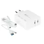 GC USB-Schnellladegerät 140W GaN-Technologie, 2x USB-C, PD 3.1, QC 5.0, PPS weiß