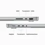 Apple MacBook Pro 14" 2023 M3 Pro/18/1 TB 12C CPU 18C GPU Silber MRX73D/A