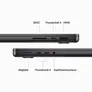 Apple MacBook Pro 14" 2023 M3 Pro/18/1 TB 11C CPU 14C GPU Space Schwarz BTO