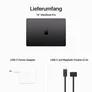 Apple MacBook Pro 14" 2023 M3 Pro/36/1 TB 11C CPU 14C GPU Space Schwarz BTO