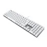 CHERRY KC 200 MX - MX2A Silent Red/Linear - Kabelgebundene Tastatur, Weiß/Silber