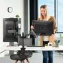 Hama Monitorhalterung mit Gasfeder höhenverstellbar, schwenk-/neigbar 13"-32"