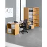 kaiserkraft LENA - Schreibtisch, BxT 1200x800 mm, 1 Untersch. mögl.,  Buche-Dek