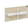 kaiserkraft Schreibtisch BOTTOM-UP silver, BxT 1600x800 mm, lichtgrau