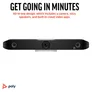 Poly Studio X52 All-In-One-Video-Bar (WiFi/BT 5.0) + TC10 Controller Kit