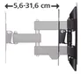 Hama FULLMOTION TV-Wandhalterung 1 Stern L VESA bis 200x200 2 Arm schwarz