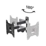 Hama FULLMOTION TV-Wandhalterung 1 Stern L VESA bis 200x200 2 Arm schwarz