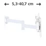 Hama FULLMOTION TV-Wandhalterung 5 Sterne XS VESA bis 100x100 2 Arme weiß