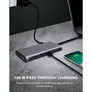 Raidsonic ICY BOX 12-in-1 USB Type-C® Dock mit PD 100 W (IB-DK4050-CPD)