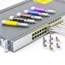 SMARTKEEPER ESSENTIAL 5x LAN Cable Locks mit 1x Lock Key Basic Gelb