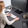 Yaasa Desk Pro 2 - 140x75cm - Dunkelgrau/Schwarz