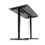 Yaasa Desk Pro 2 - 140x75cm - Dunkelgrau/Schwarz