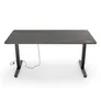 Yaasa Desk Pro 2 - 160x80cm - Dunkelgrau/Schwarz