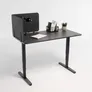Yaasa Desk Pro 2 - 160x80cm - Dunkelgrau/Schwarz