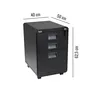 Yaasa File Cabinet - Schwarz