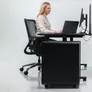 Yaasa File Cabinet - Schwarz