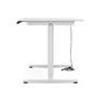 Yaasa elektrisch höhenverstellbarer Schreibtisch Desk Essential 140x80cm - Weiss