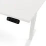 Yaasa elektrisch höhenverstellbarer Schreibtisch Desk Essential 140x80cm - Weiss