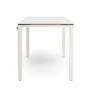 Yaasa Desk Four Multiplex 160x80cm - Weisse Platte mit weissem Gestell