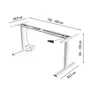 Yaasa Desk Frame - Weißes Gestell