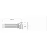 be quiet! CB-6620 Sleeved 20+4-pin ATX Kabel