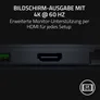 RAZER USB-C Dock - Schwarz - 4K, 2xUSB-C, 4xUSB-A, Ethernet, HDMI, 3,5mm Klinke