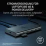RAZER USB-C Dock - Schwarz - 4K, 2xUSB-C, 4xUSB-A, Ethernet, HDMI, 3,5mm Klinke