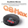 Roborock Q8 Max  Saugroboter Lidar Kartierung WLAN Wischfunktion schwarz