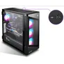 MSI MPG Velox 100R MIDI Tower Gaming Gehäuse, Echtglas Seitenfenster RGB Schwarz
