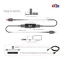 Club 3D HDMI Aktiver 4K60Hz Repeater B/B Micro USB Adapter