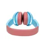 OUR PURE PLANET Kinder On-Ear Bluetooth Kopfhörer Blau