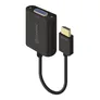 ALOGIC HDMI auf VGA Adapter mit 3.5mm Audio 15cm schwarz