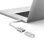 ALOGIC Super Ultra USB 3.1 USB-C auf USB-A Adapter 15cm silber